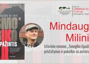 Mindaugo Milinio istorinio romano „Smogiko išpažintis“ pristatymas