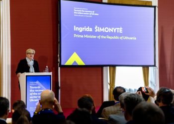 premjere-pasveikino-vilniuje-vykstancia-tarptautine-ukrainos-kulturos-sektoriaus-atkurimo-konferencija