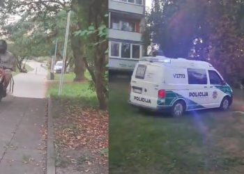 vilniuje-policija-gazonais-vaikesi-saligatviais-vaziuojanti-motociklininka