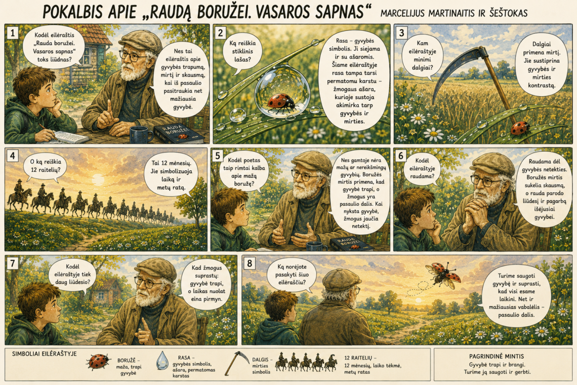 Marcelijaus Martinaičio pokalbis su šeštoku