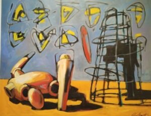 Ryčio Martinionio paroda „Iš pasąmonės brūzgynų“ .D. Lukauskienės nuotr. 