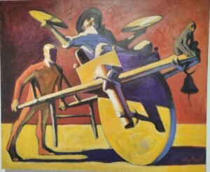 Ryčio Martinionio paroda „Iš pasąmonės brūzgynų“ .D. Lukauskienės nuotr. 