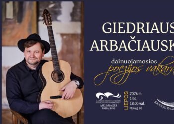 Giedriaus Arbačiausko dainuojamosios poezijos vakaras