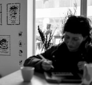 Dailininkė, komiksų kūrėja Viktorija Dambrauskaitė - Ežiukas. Asmeninio archyvo nuotr.