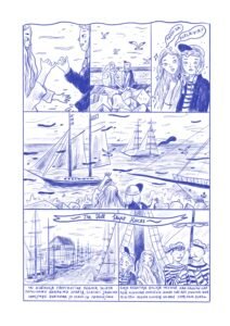 Viktorijos Dambrauskaitės - Ežiuko kurti komiksai. Asmeninio archyvo nuotr.