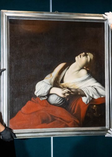 Vilniaus senamiestyje, Lietuvos nacionalinio dailės muziejaus Radvilų rūmų dailės muziejuje, eksponuojamas Caravaggio šedevras „Šv. Marijos Magdalietės ekstazė“. LNDM Gintarės Grigėnaitės nuotr.
