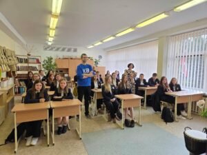 Apie ekspedicijų patirtį net Antarkdidoje su mokiniais kalba Andrius Šiaulys